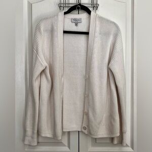 MICHAEL STARS WOMENS SWEATER, CARDIGAN, WHITE, size XS
